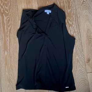Calvin Klein black blouse/vest sleeveless size Medium